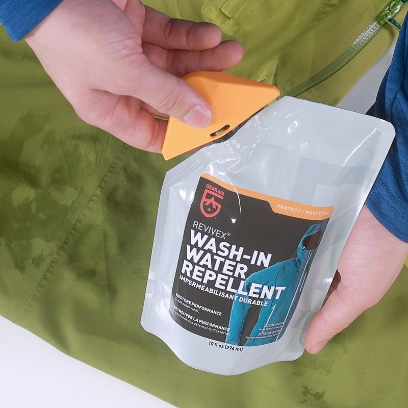 GEAR AID Wash-in Water Repellent, Long-Lasting Waterproofing for Snow and Rain Outdoor Gear, Concentrated Formula, Durable Protection Against The Elements, 10 Fl oz - Image 2
